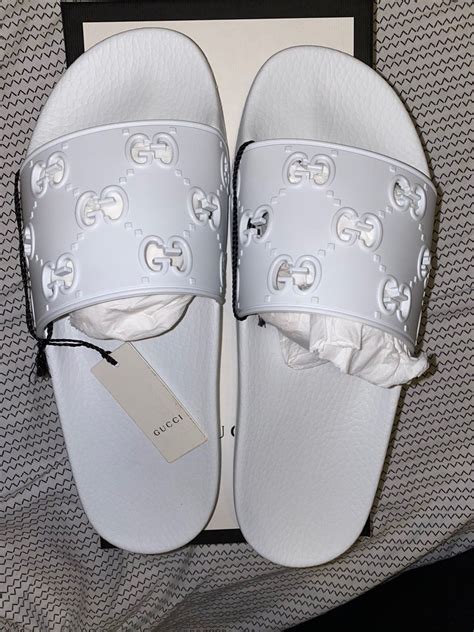 white gucci slides nordstrom|nordstrom gucci slides women.